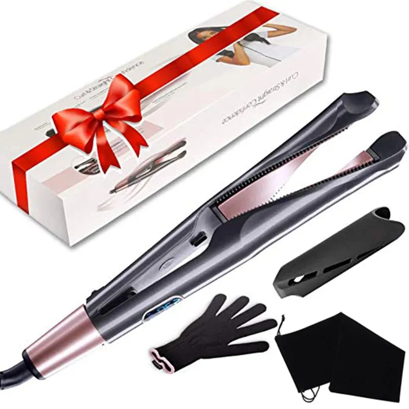 TEEK - 2 in 1 Twist Hair Straightening Curling Iron