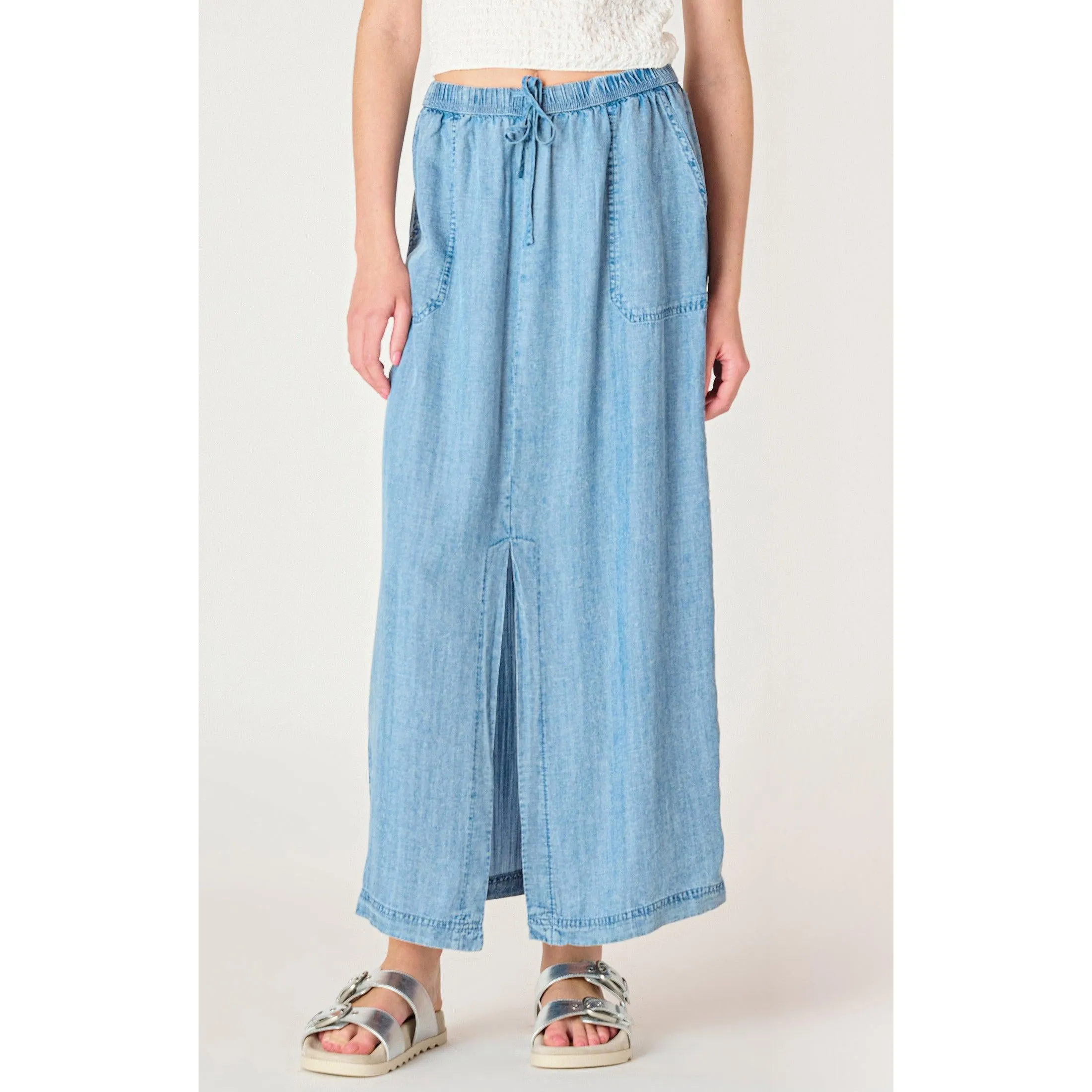 TENCEL MAXI SKIRT