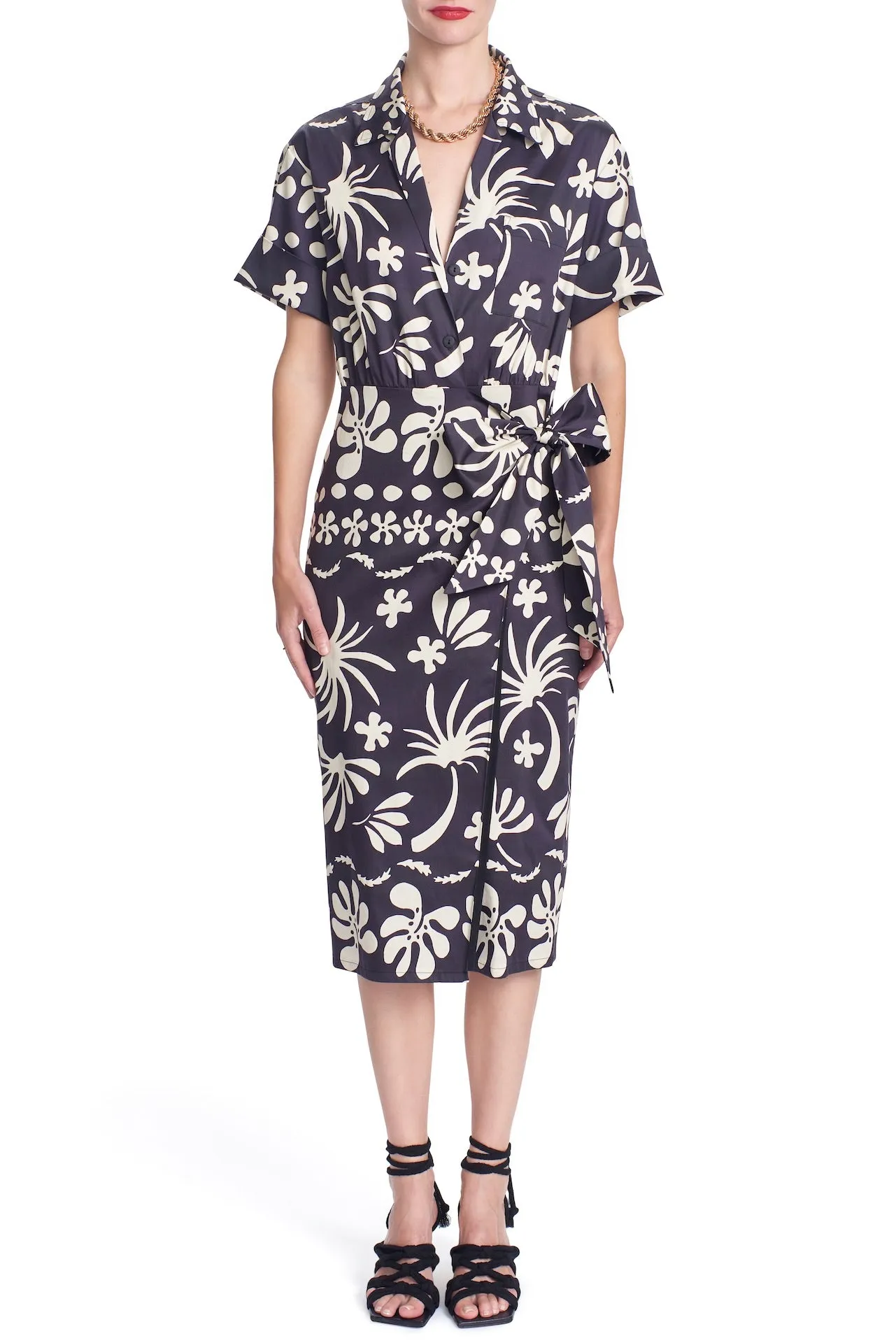 THE PEARSON DRESS - pressed flower