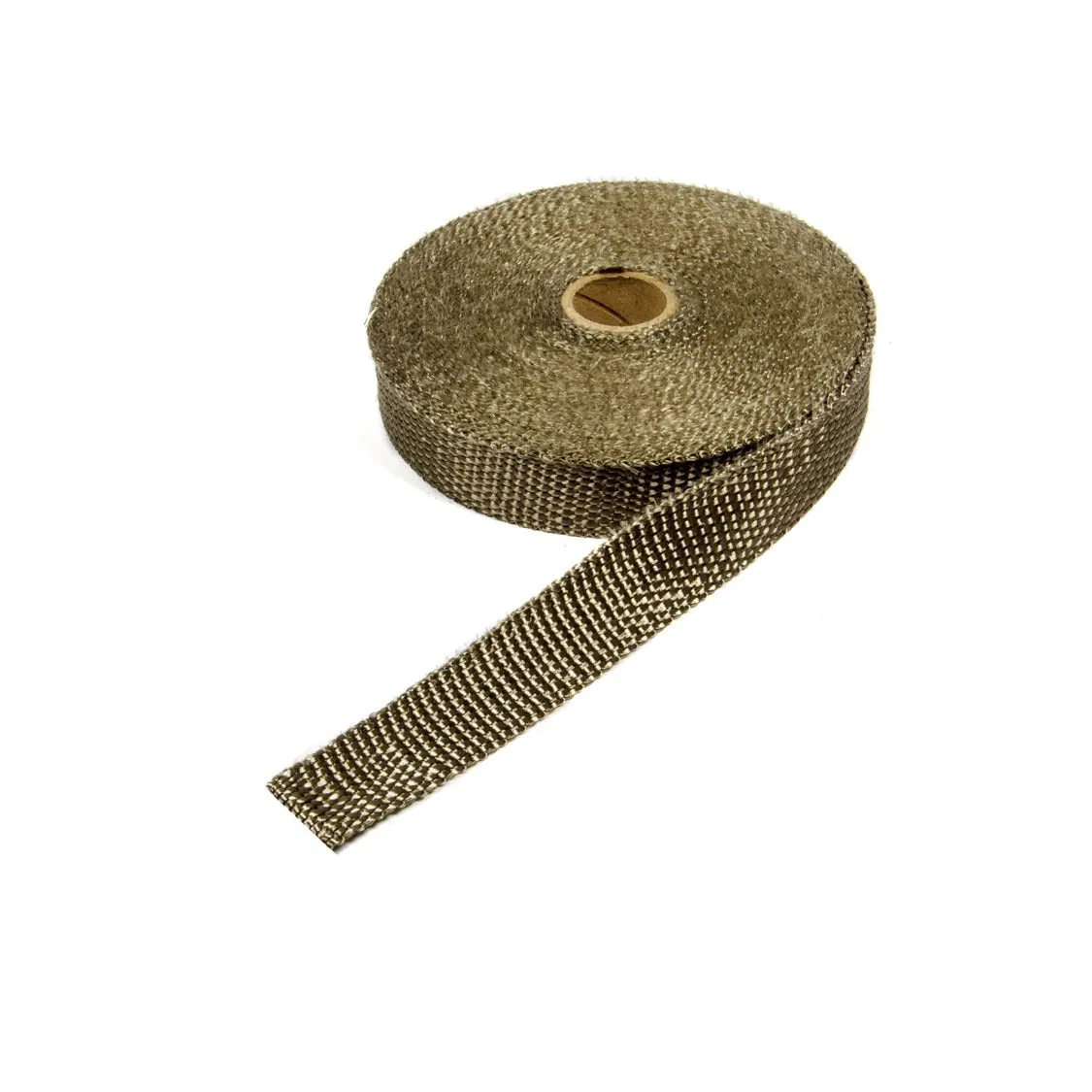 Thermo-Tec 1" Wide Exhaust Wrap 50 ft Roll Woven Fiberglass Carbon Fiber Look - Each