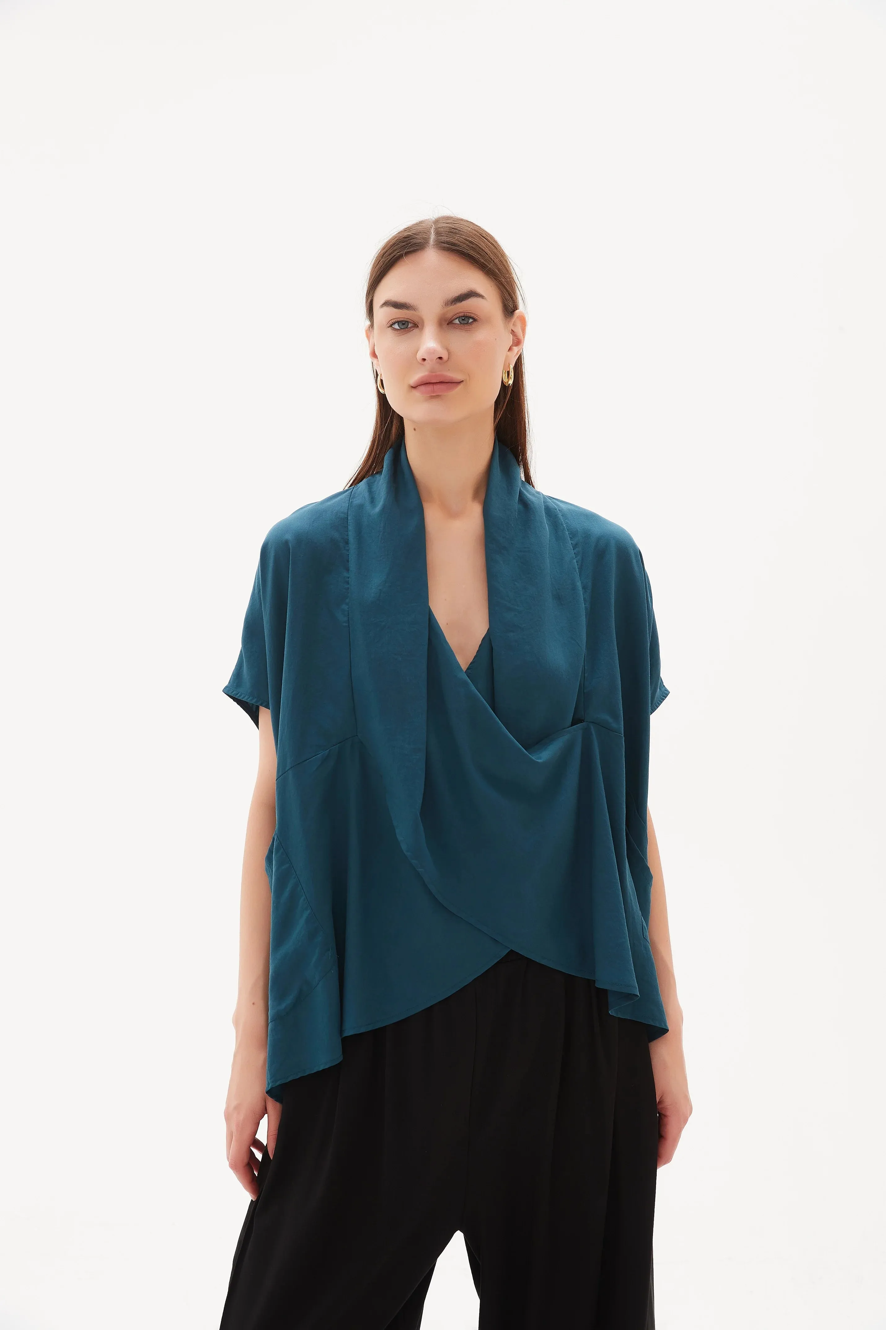 Tirelli Wrap Front Top