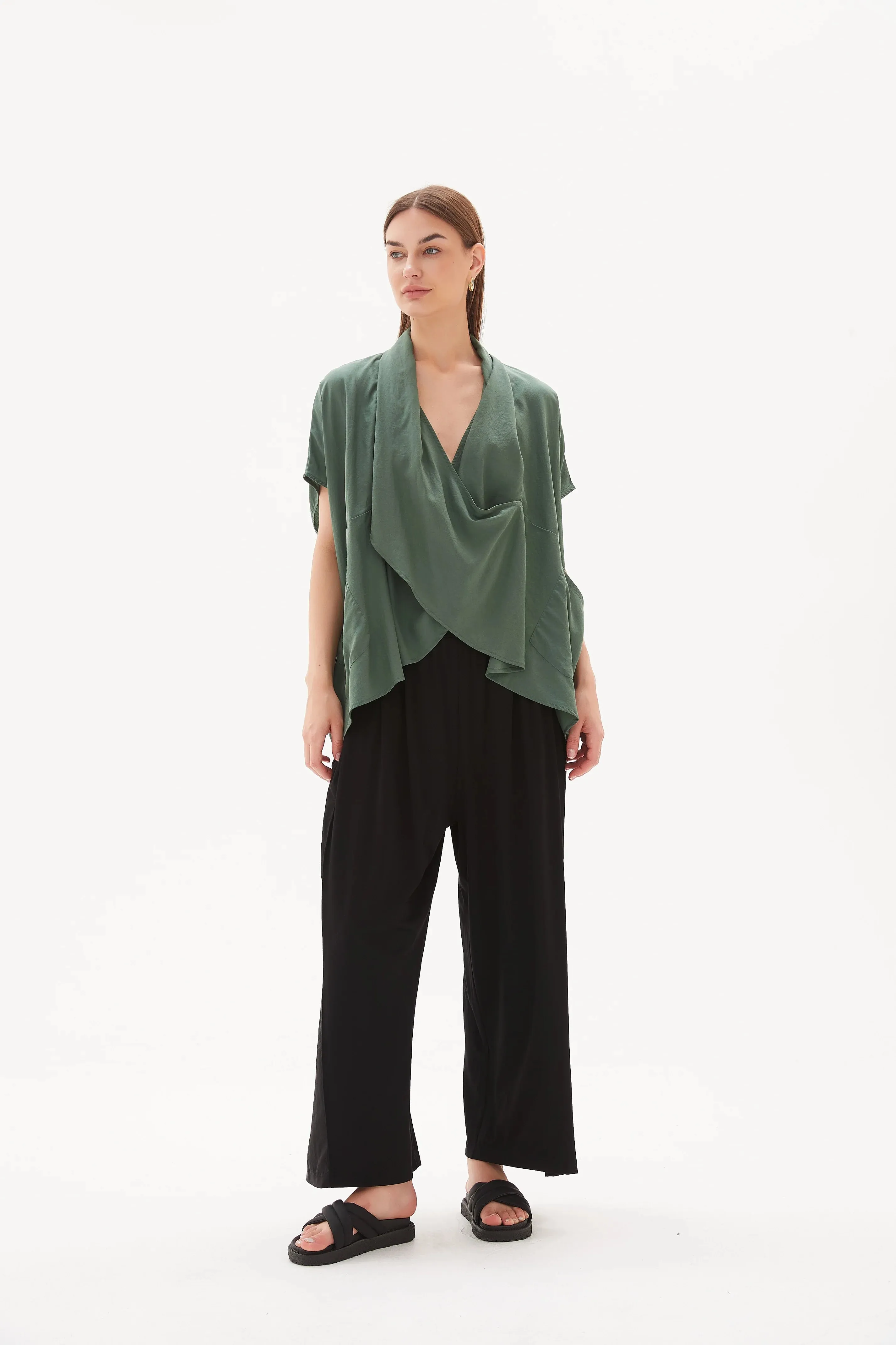 Tirelli Wrap Front Top