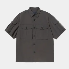 Trinity Chambray Safari S/S SH(Graphite)/MW-SH25106