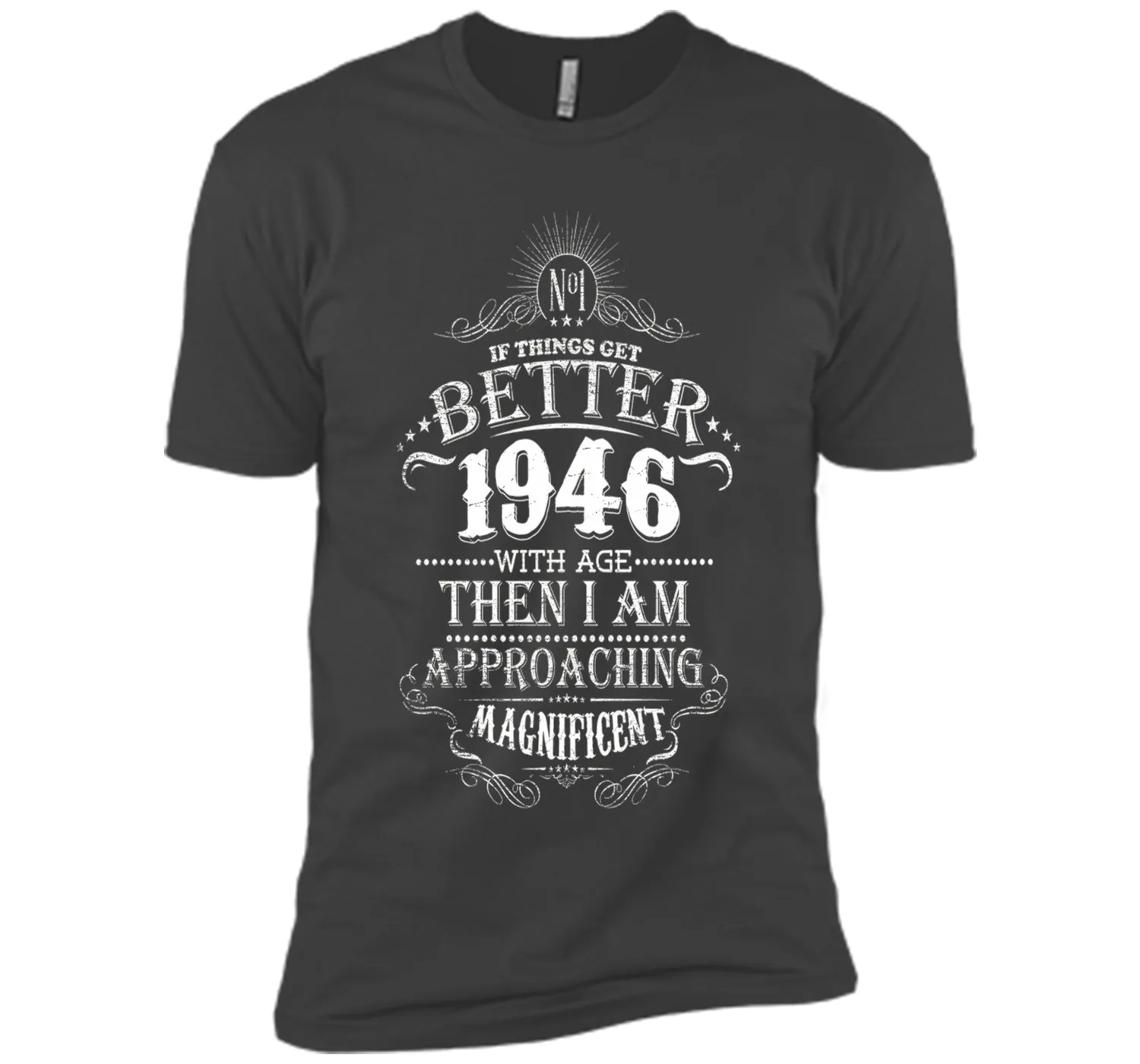 Vintage 1946 Birthday T-Shirt 70 Years Old Gift