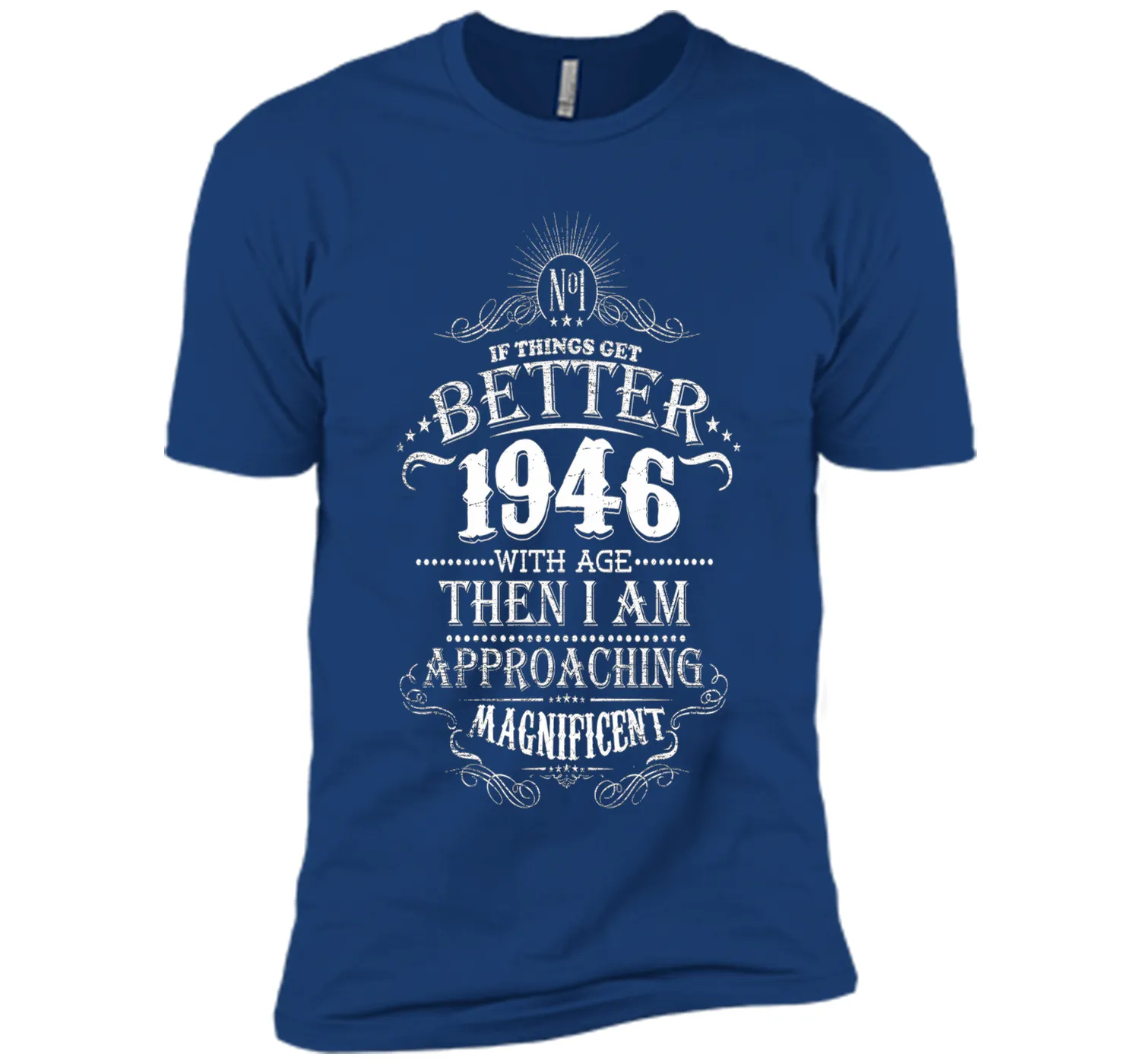 Vintage 1946 Birthday T-Shirt 70 Years Old Gift