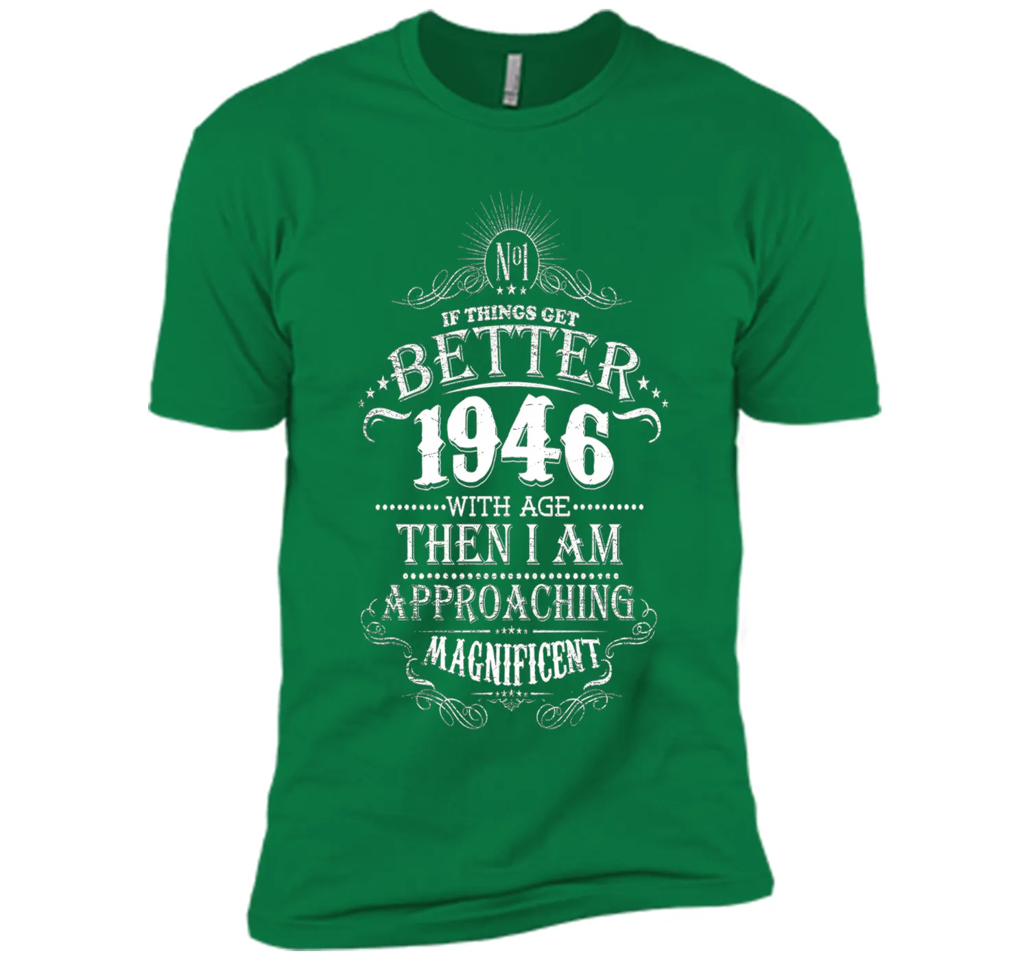 Vintage 1946 Birthday T-Shirt 70 Years Old Gift