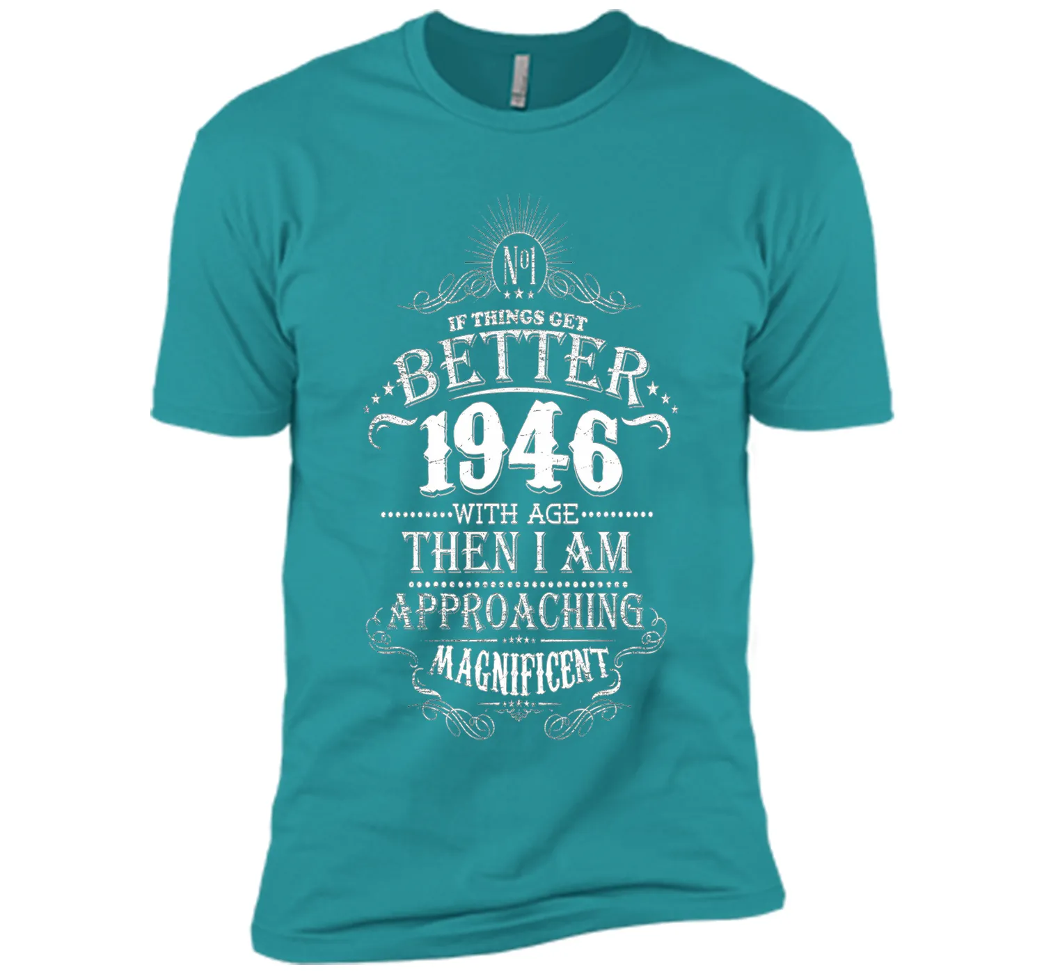 Vintage 1946 Birthday T-Shirt 70 Years Old Gift