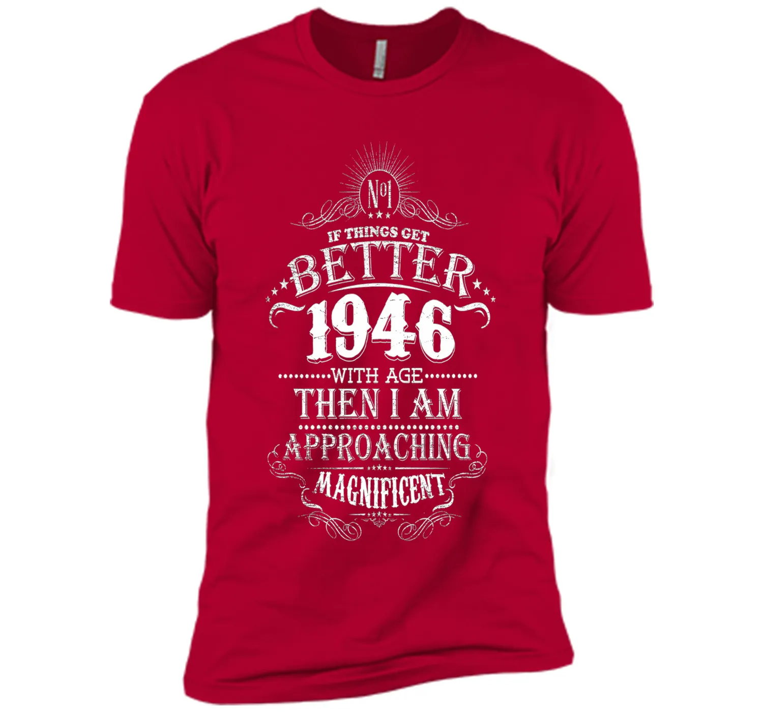 Vintage 1946 Birthday T-Shirt 70 Years Old Gift
