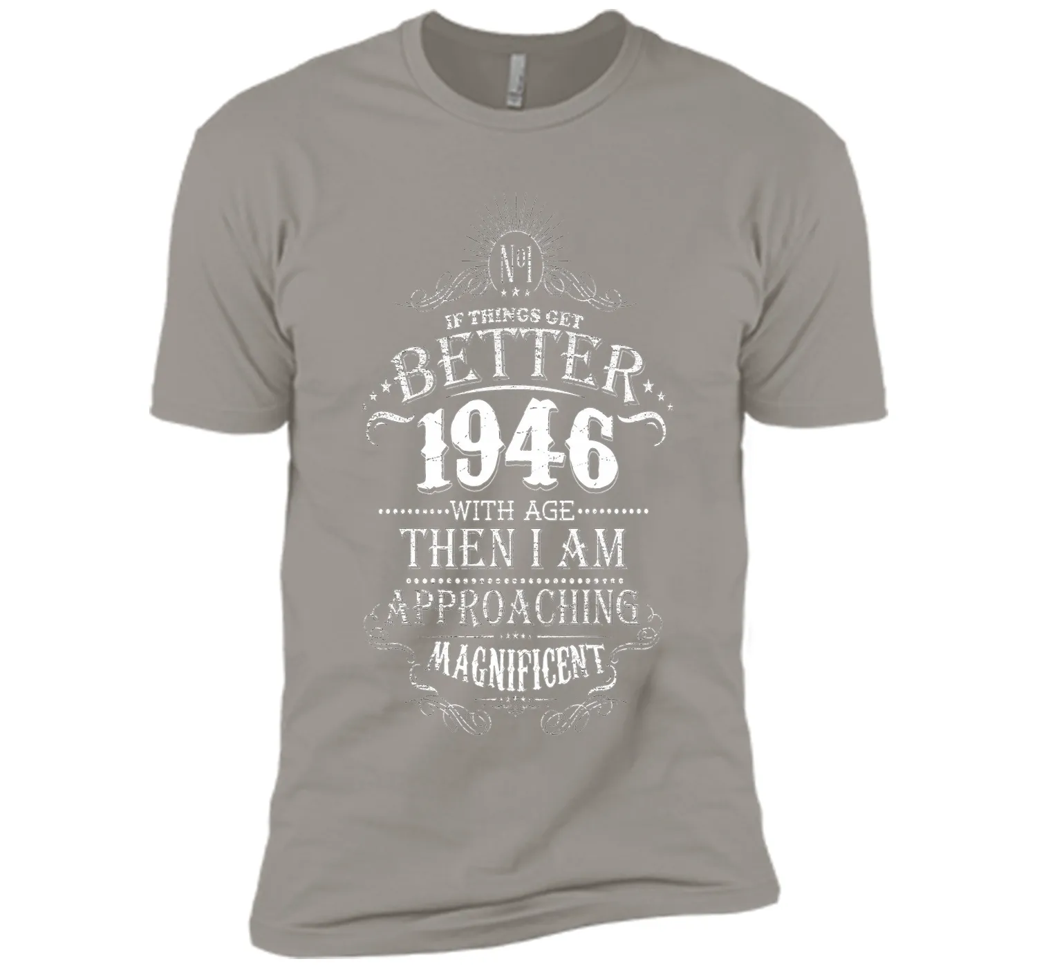 Vintage 1946 Birthday T-Shirt 70 Years Old Gift