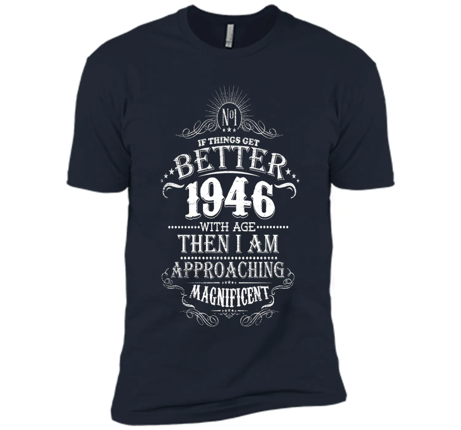 Vintage 1946 Birthday T-Shirt 70 Years Old Gift