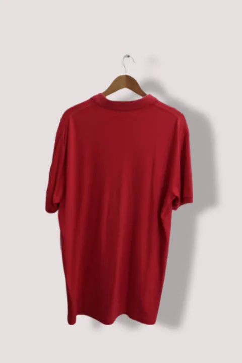 Vintage Large red polo ralph lauren mens polo shirt