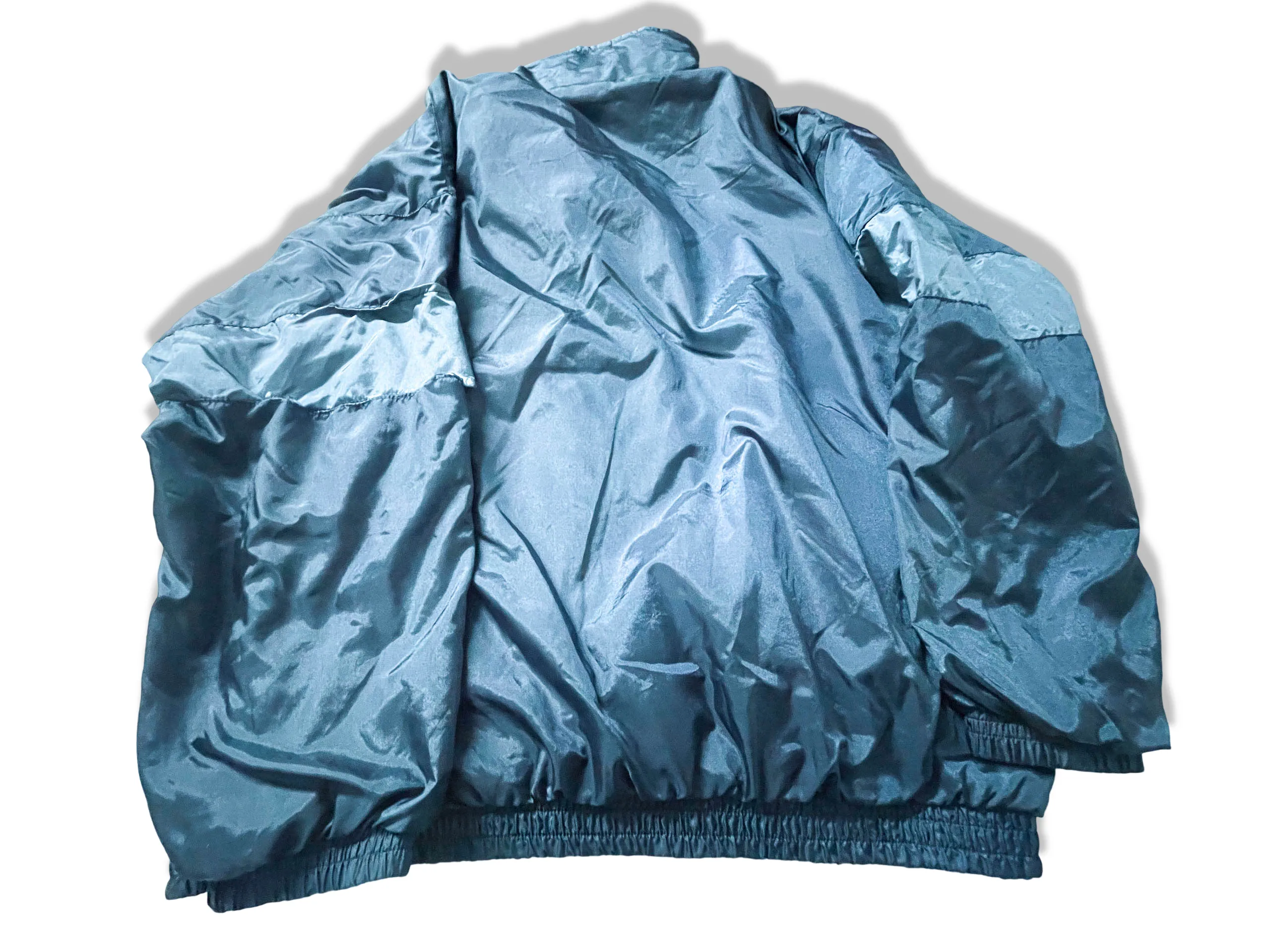 Vintage Men's Millennium sport Navy large polyester full zip track top|L31W23|SKU3887