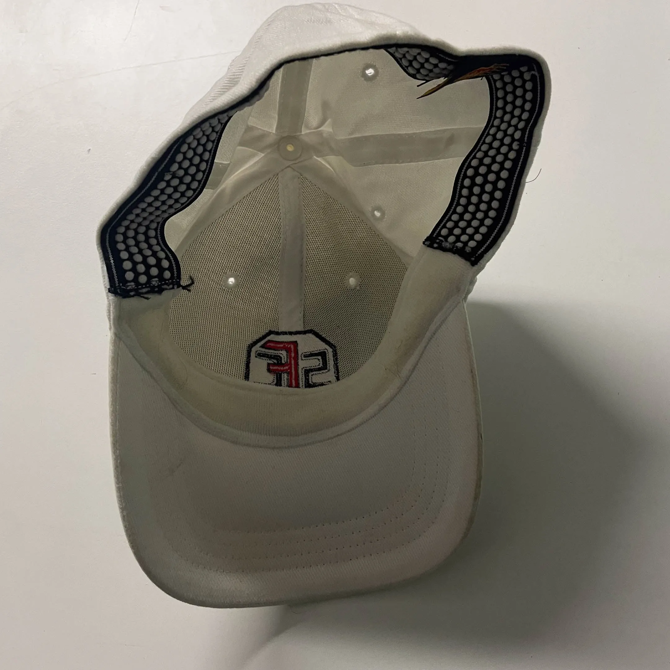 Vintage Stickfabrik.com big logo white baseball cap