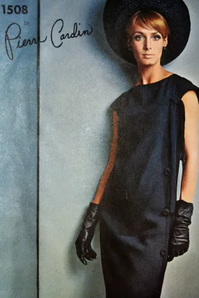 Vogue Paris Original 1508 Pierre Cardin Dress Pattern 32B
