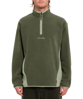 Volcom Error 92 Mens Mock Neck Sweater - Winter Moss