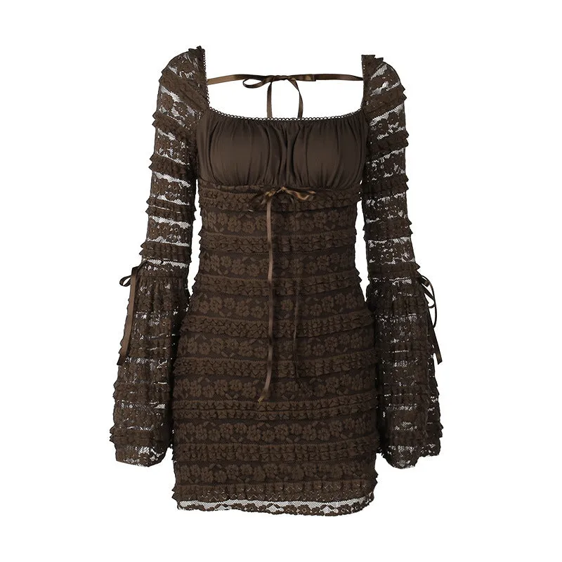 Vvsha Cora Layered Mini Dress