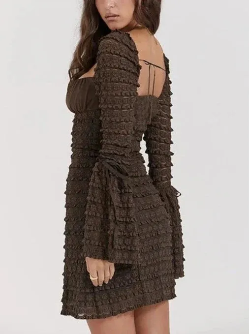 Vvsha Cora Layered Mini Dress
