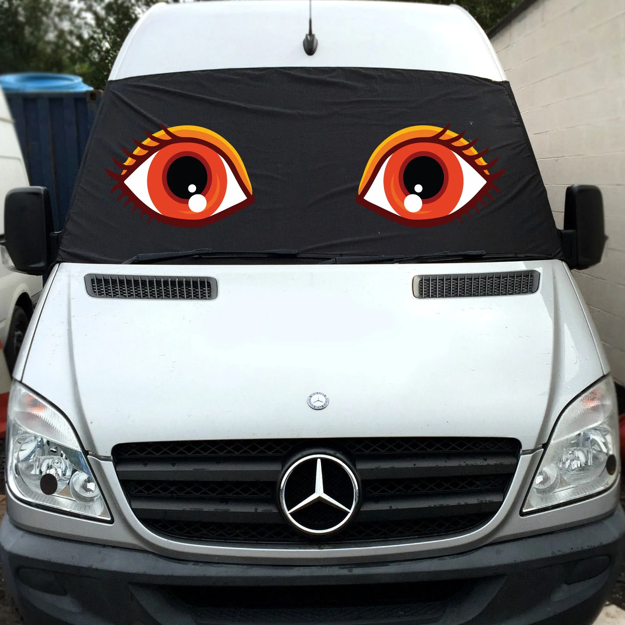 VW Crafter, Mercedes Sprinter Screen Cover Eyes - Flo