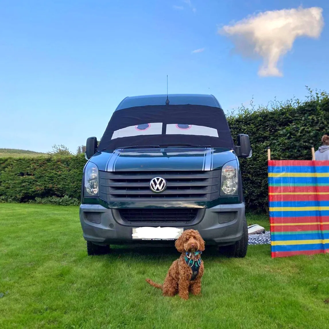 VW Crafter, Mercedes Sprinter Screen Cover Eyes - James