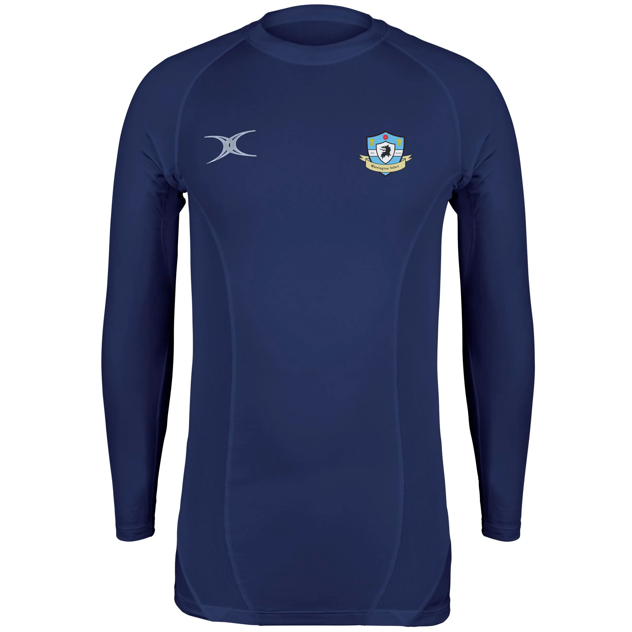 Warrington Select RFC Senior's Dark Navy Atomic X II Baselayer Top