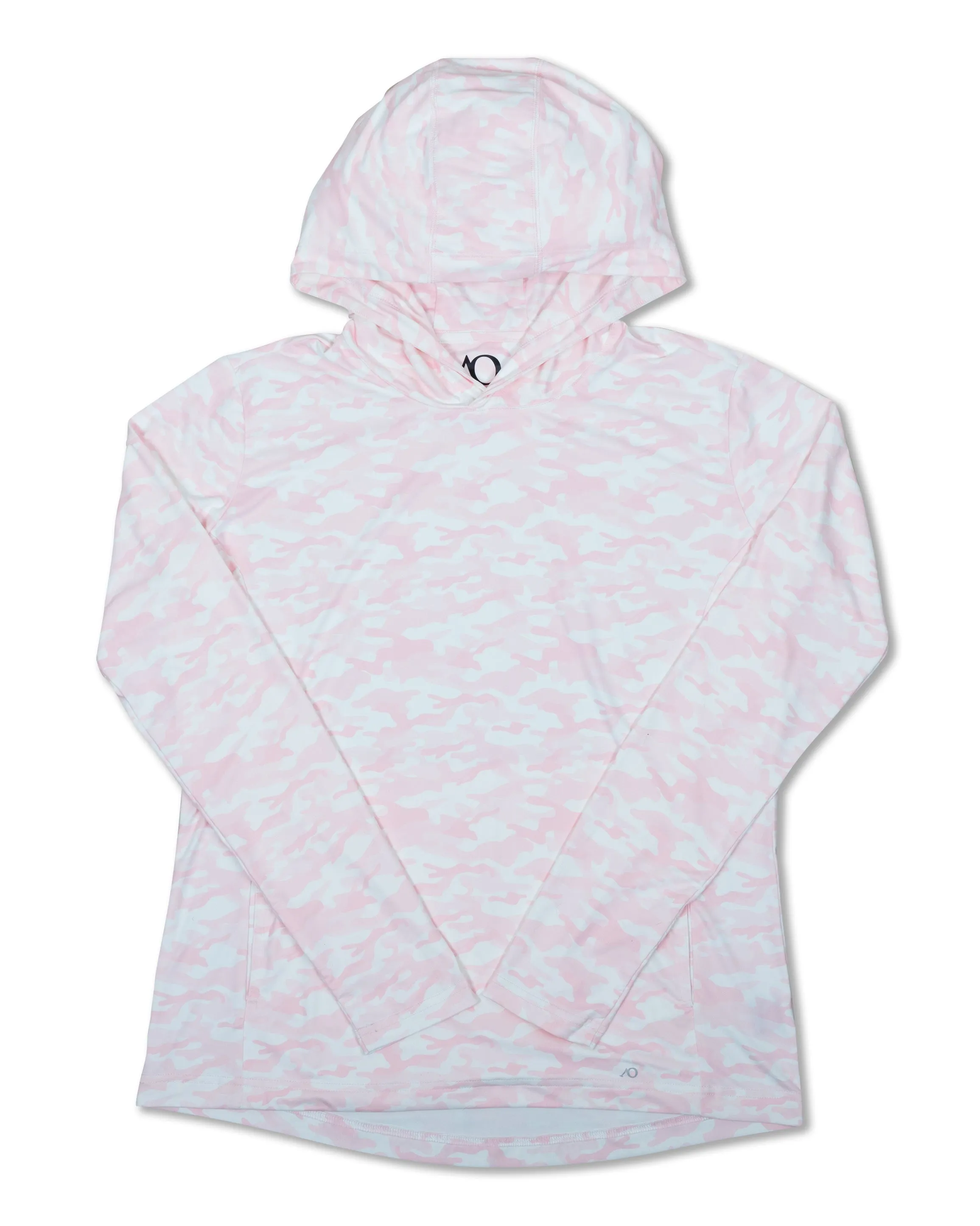 Women Blacks Beach Hoodie - Pink Camo