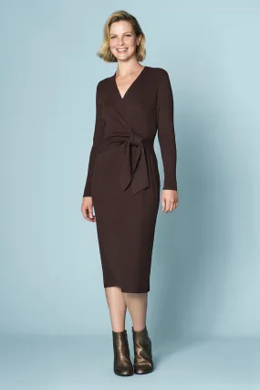 Wrap Detail Knit Dress